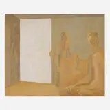 Paul Wieghardt, Quiet Colors, c. 1955, graphite and oil on canvas