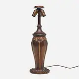 Bradley & Hubbard, Table lamp base with foliate motif