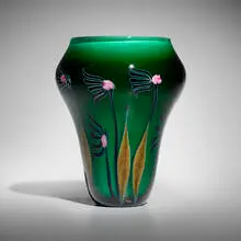 John Lotton, Vase with windswept flowers
