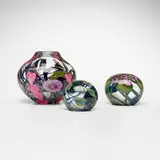 David and Jeremiah Lotton, Collection of three works, 2000-06, hand-blown and internally decorated glass