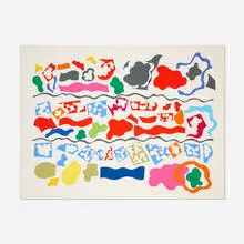 Nadine Prado, Seascape, 1975, screenprint in colors