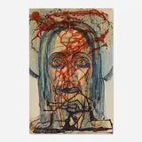 Boris Lovet-Lorski, Portrait of Christ, 1926, watercolor and gouache on paper