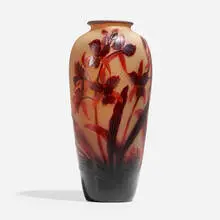 D'Argental, Vase with orchids and ferns