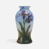 Muller Frères, Vase with orchids