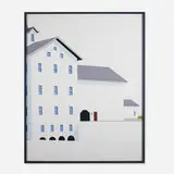 William Steiger, Blue Mill, 2004, oil on canvas