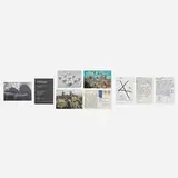 Carl Andre, collection of postcards and ephemera