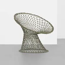 Marcel Wanders, Fishnet chair, 2001, carbon and epoxy-coated aramid fibers