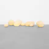 André Cazenave, Rock lamps, set of nine, c. 1970, fiberglass