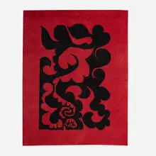 Volutes tapestry by Pablo Picasso, 1965, hand-woven wool, sold Sep 2013
