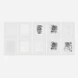 Christopher Wool, 6 + 4 (portfolio of ten works), 2005, aquatint on paper, softground on paper, line etching on paper