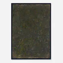 untitled by Milton Resnick, 1981, oil on paper mounted on linen, sold Sep 2013