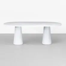 dining table from the Eros collection by Angelo Mangiarotti, 1971, marble, sold Sep 2013