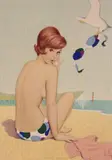 Archie Dickens, Untitled, gouache 23.5 x 16.5cm .