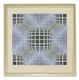 Untitled by Victor Vasarely, Victor Vasarely (1906-1997) UNTITLED Two silkscreen prints, sold Jul 2019
