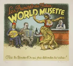 Robert Crumb, Untitled, 2001 Colour lithograph