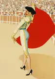 Archie Dickens, Untitled, gouache 23 x 16cm .