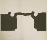 Eduardo Chillida, Untitled, 1924-2002) 'UNTITLED' Offset lithograph 55 x 59.5cm .