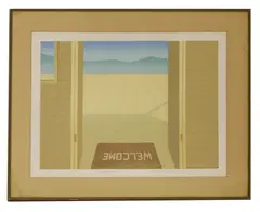 Michael Potter, Untitled, and Steve Cunningham LAZY AFTERNOON Screenprint