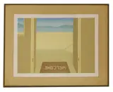Michael Potter, Untitled, and Steve Cunningham LAZY AFTERNOON Screenprint