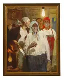Yevhen Nisonovych Levin, Untitled, oil on canvas 119 x 99cm