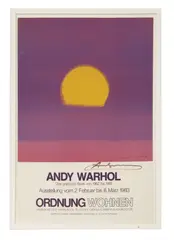 Andy Warhol, Untitled, offset lithograph printed in colours