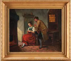 E. Morley, The Declaration, oil on canvas