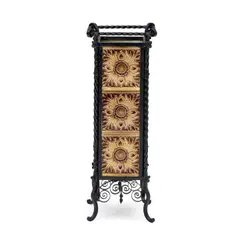Sunflower Tile Fire Stand, Untitled, 1881