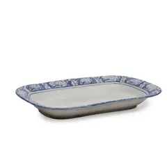 "Turkey" Pattern Celery Dish by Dedham Pottery, sold Dec 2023