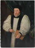 A Portrait of a Bishop by Continental school, 18th & 19th Century, oil on cradled panel, sold Dec 2023