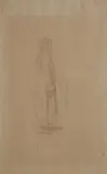 Jean-Léon Gérôme, Man Wearing a Turban, pencil on paper