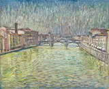 Theo von Brockhusen, Arnobrücke in Florenz II