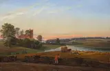 Johan Christian Clausen Dahl, Ansicht von BAVNEBAKKEN bei SORØ