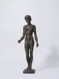 Fritz Klimsch, Anmut (Stehendes Mädchen), 1939, Bronze mit grünbrauner Patina