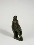 Aristide Maillol, Femme assise aux cheveux longs, Um 1908, Bronze mit brauner Patina
