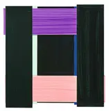 Imi Knoebel, Face, 2005, Öl auf Aluminiumprofilen und Aluminiumplatte