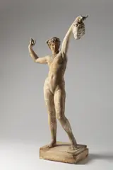 Jakub Obrovský, Salomé with the Head of John the Baptist, patinated plaster