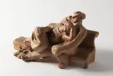 Karel Dvořák, To America, Around 1925, patinated ceramic