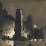 Will Longstaff, Shrine, etching/aquatint 64/100