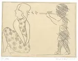 Charles Blackman, Song, etching 21/40