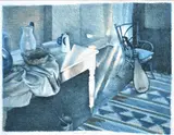 Brian Dunlop, Shafts of Light l, 1985, lithograph 10/15