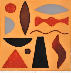 Jazz l by John Coburn, 1999, lithograph T/P, sold Jun 2012
