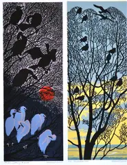 Robert Gilmor, Pair of Linocuts, print (other)