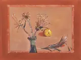 Clifton Pugh, Still Life with Flowers and Lemon