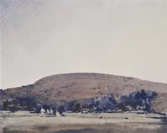 Blamire Young, After Drought, watercolour