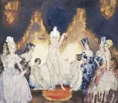 Norman Lindsay, La Premiere Danseuse, 1930, watercolour