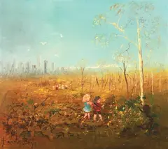 Discovery II by David Boyd, 1979, oil on canvas, sold Mar 2012