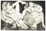Arthur Boyd, Untitled, etching presentation proof
