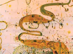 Wetlands by John Olsen, 2008, glicee print 6/150, sold Mar 2012