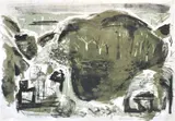 Mary Macqueen, Crater Country, 1959, lithograph