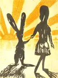 Charles Blackman, Alice's Farewell, etching 52/90